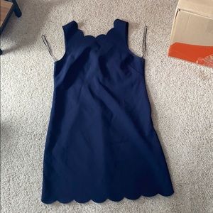 J Crew Scalloped Dress